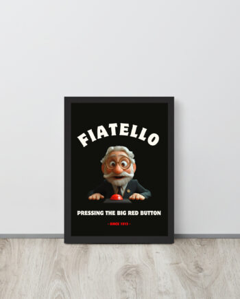 Fiatello framed poster