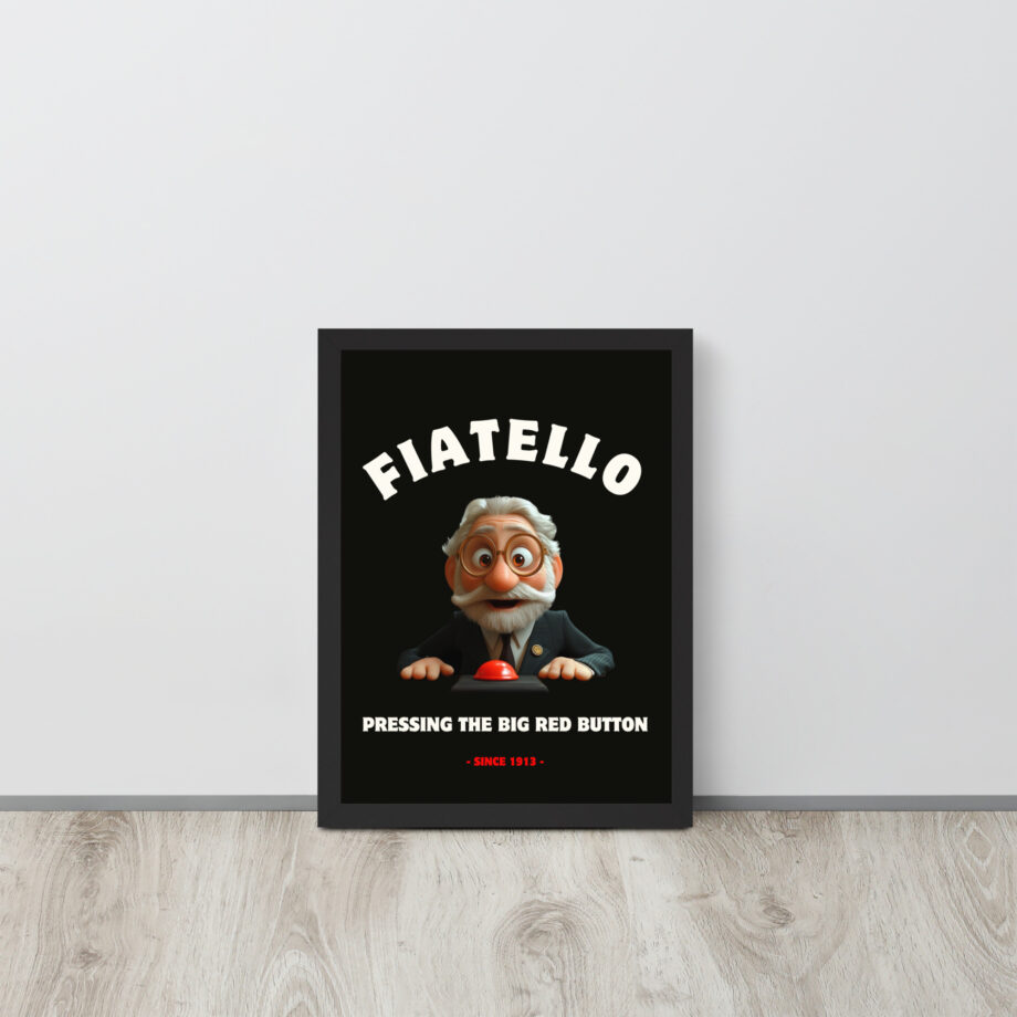 Fiatello framed poster