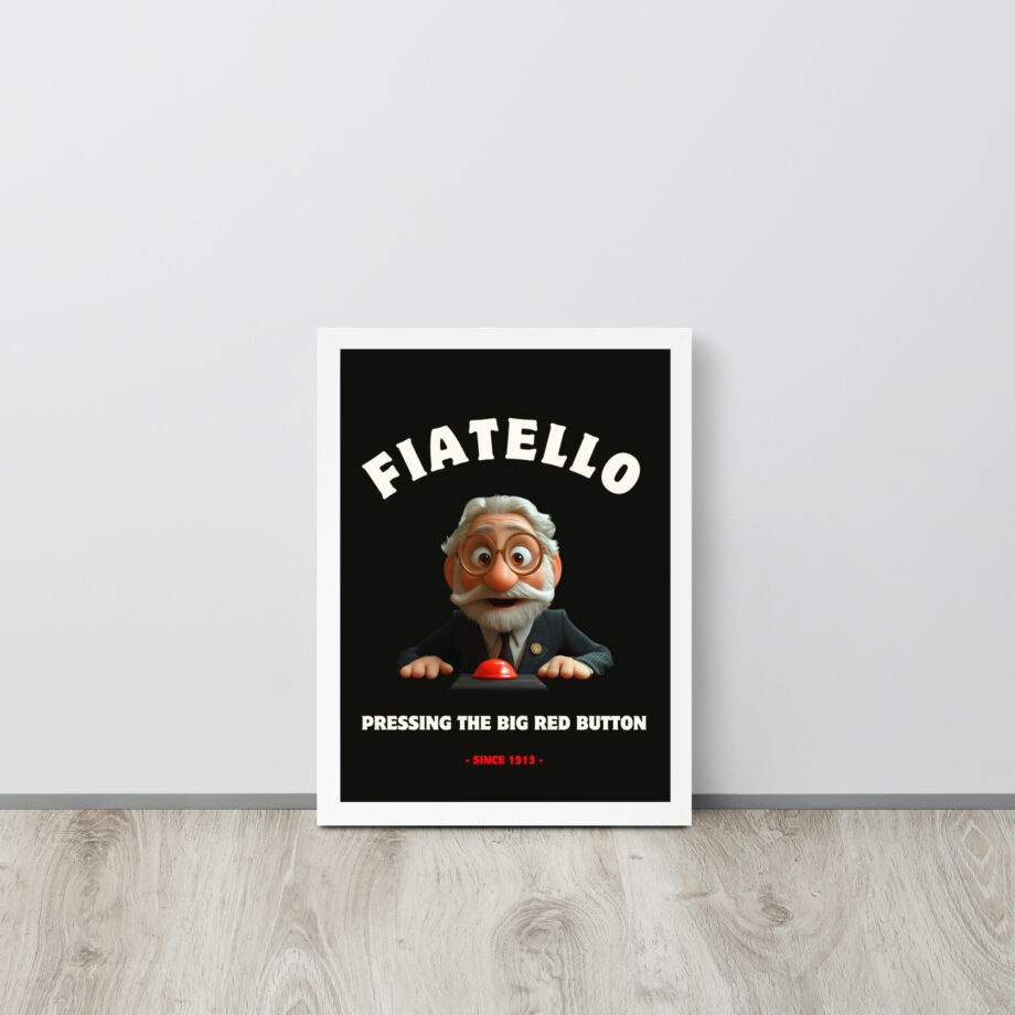 Fiatello framed poster