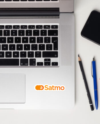Satmo logo sticker