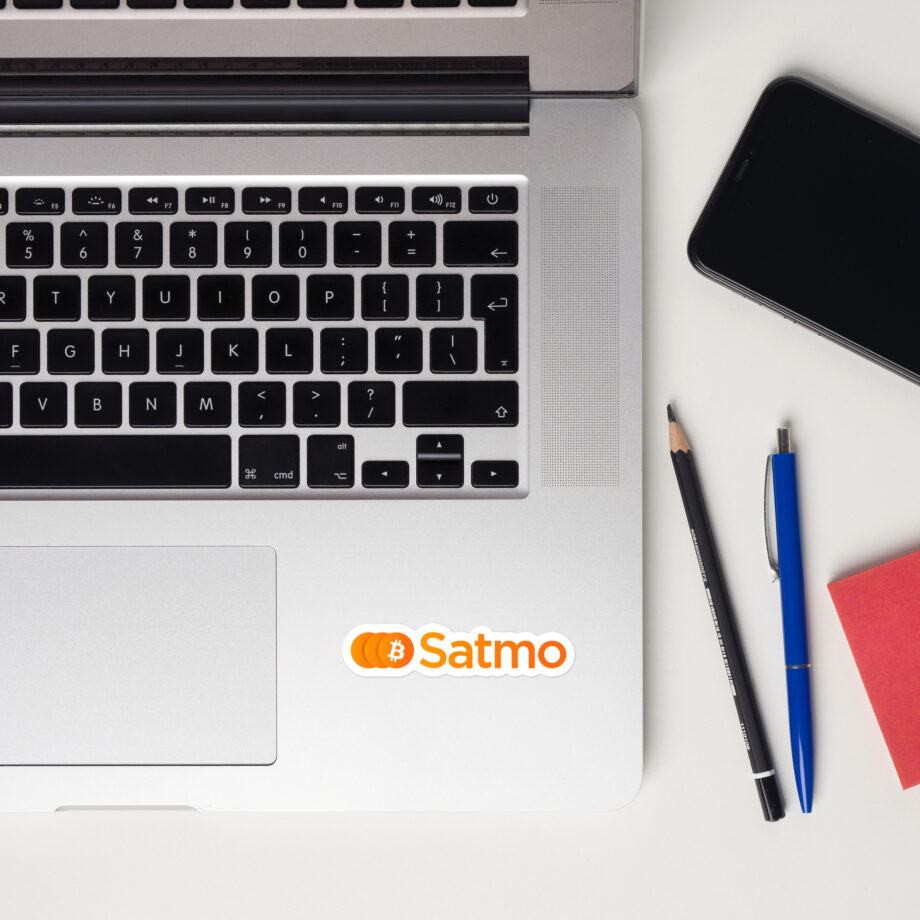 Satmo logo sticker
