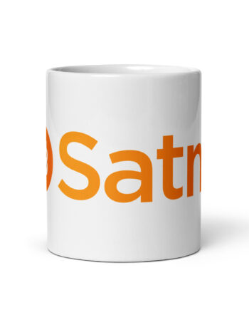 White Satmo mug