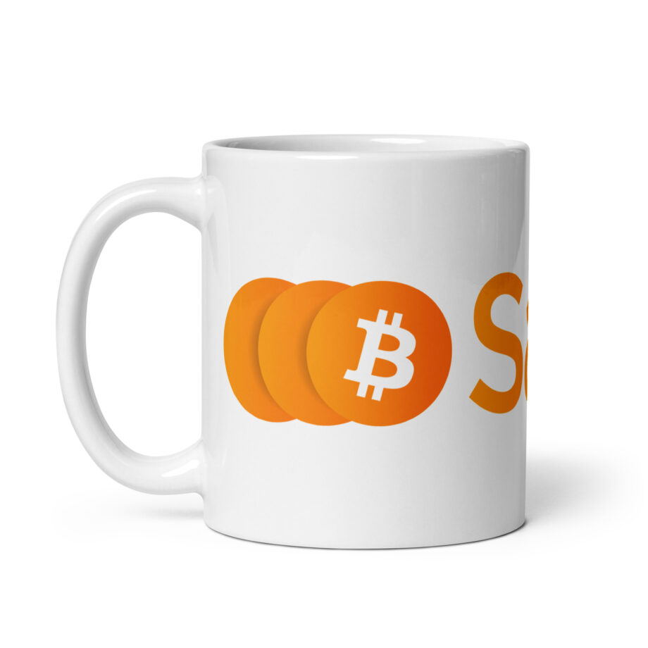 White Satmo mug