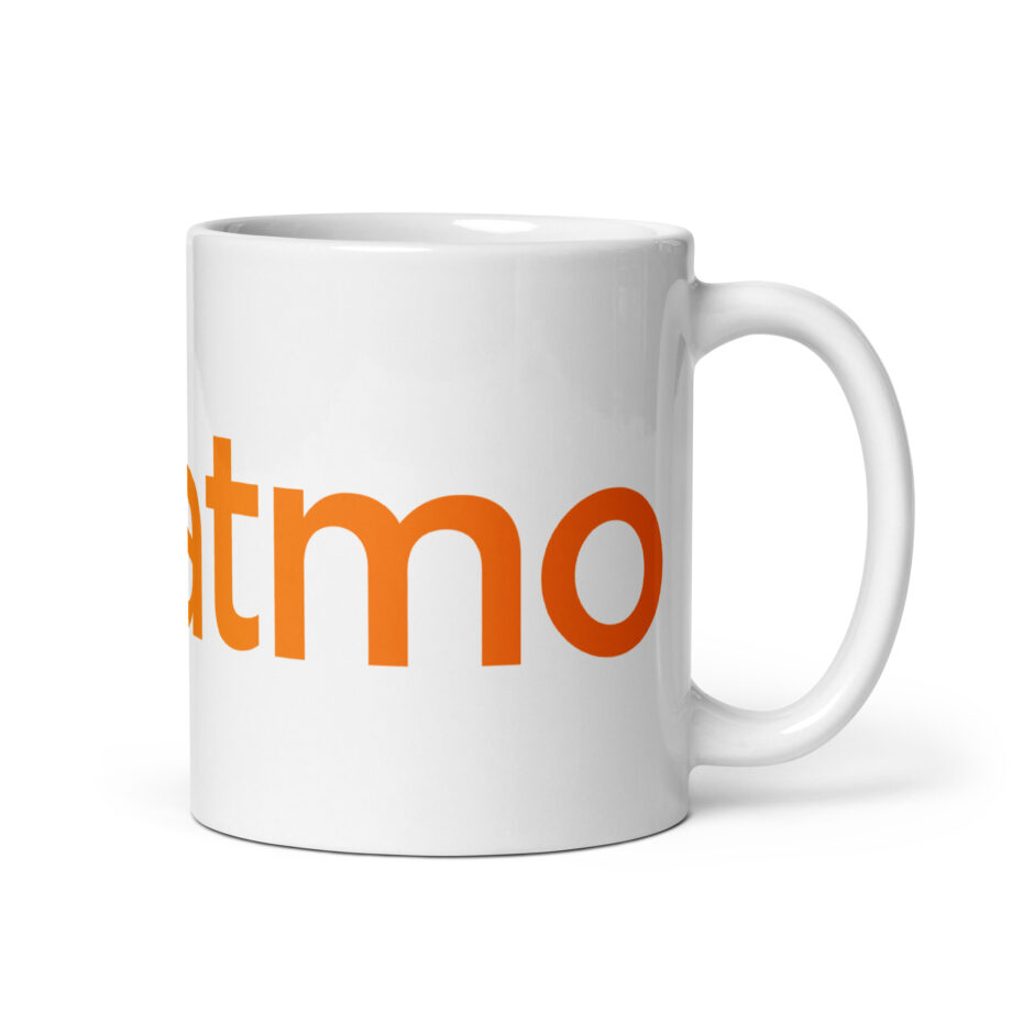 White Satmo mug