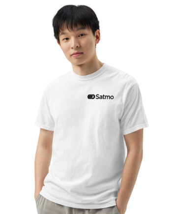 Satmo Black - White Tee